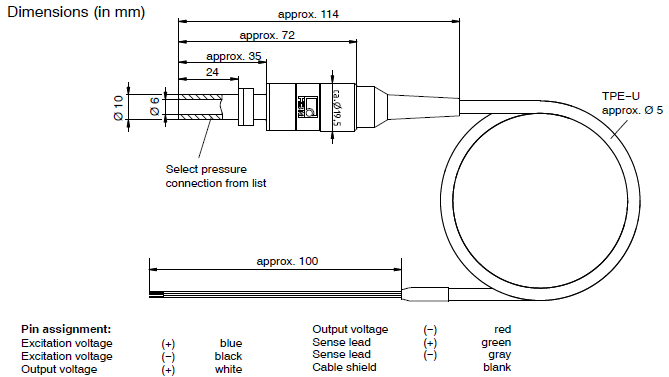 P8AP壓力傳感器結(jié)構(gòu)尺寸
